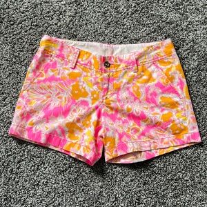 Lilly Pulitzer Callahan Short Sample 4 Pink Orange
